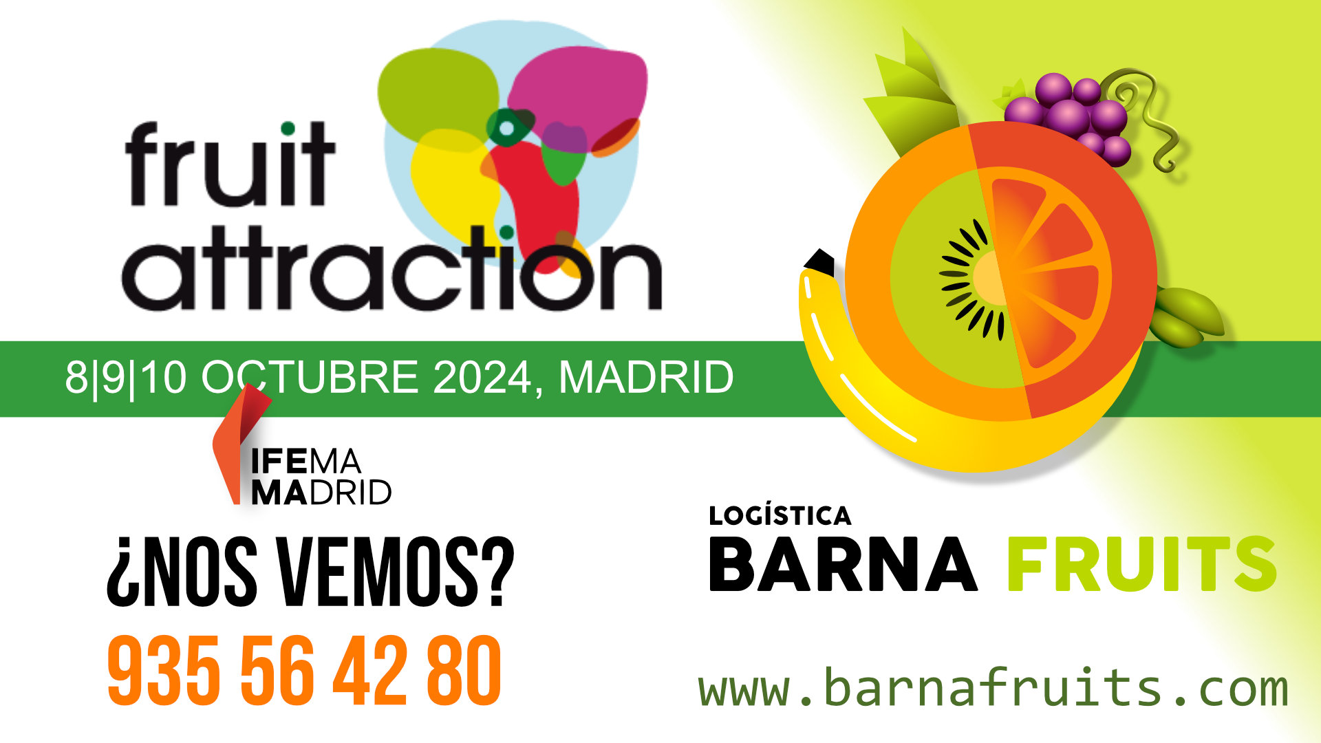 Logistica Barna Fruits - Feria Macfrut 2023 - Italia